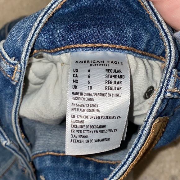 American eagle jean skirt size 6 regular - Picture 3 of 3